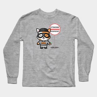 Attenzione Pickpocket Cat Long Sleeve T-Shirt